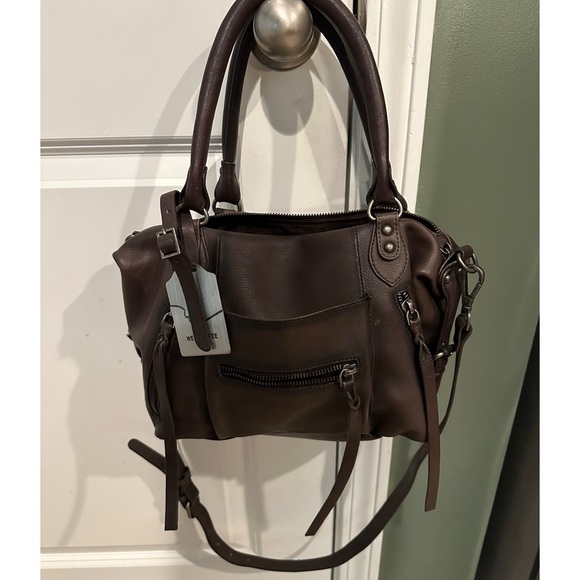 Free People Handbags - Bitter bark Baby Emerson bag